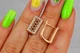 Серьги Xuping Jewelry с греческим узором прямоугольные 1,8 см золотистые - изображение 5