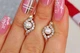 Сережки Xuping Jewelry набуття з перлинами 1,7 см золотисті - зображення 2