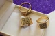 Печатка Xuping Jewelry р 22 квадратная лабиринт золотистая - изображение 4