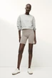 Велосипедки H&M M бежево серый 1803711582 - изображение 4