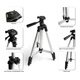 Штатив Tripod Walker WTR-18 на телескопических регулируемых ножках из алюминия, трипод, тринога, селфи 1м черный - изображение 2