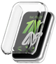 Чохол-накладка DK Silicone Face Case для Samsung Galaxy Fit3 (R390) (clear) - зображення 1