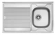 Кухонна мийка накладна UKINOX STM 1000 600 GT 5C R матова - зображення 1