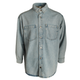 Джинсовая Рубашка Мужская H&M Голубой M 061124-849468 - изображение 1