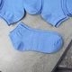 Шкарпетки жіночі 12 пар короткі однотонні «Блакитний» розмір 36-40 арт. 222.12 - зображення 6