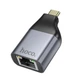 Переходник HOCO UA35, USB-C/RJ45, алюминий + ABS-пластик, поддержка скорости до 100 Мбит/с - изображение 2