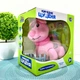 Собачка интерактивная Limo Toy ездит светится махает головой и хвостом Розовая (EM 070 A) - изображение 6