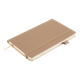 Книга записна Buromax Etalon 125*195мм 96 аркушів у клітинку обкладинка штучна шкіра Золота (BM.291160-23) - зображення 3