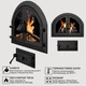 Комплект чавунних дверцят Iron Fire Sabina 550х410 мм + піддувальна Style 50 315х165 мм - зображення 1