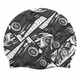 Шапочка для плавания силиконовая для взрослых Yingfa 0091-1 Black-Grey - изображение 1