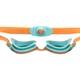 Очки для плавания детские тренировочные Yingfa Junior 390AF Orange-Mint - изображение 4