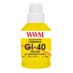 Чорнило WWM Canon GI-40 для G5040/G6040 190г Yellow (KeyLock) (G40Y) - зображення 1