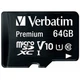 Карта памяти Verbatim 64GB microSDHC Class 10 (44084) - изображение 2