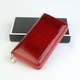 Кошелек женский Balisa кожаный лаковый лаковый на молнии 19x10x3 см Красный - изображение 2