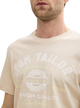 Футболка Tom Tailor LOGO TEE MEN'S T-SHIRT XL Бежевий 1037735-10336 - изображение 3
