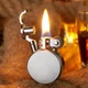 Запальничка бензинова Lighter A619 Vintage Mini Silver під гравіювання у подарунковій упаковці - зображення 1