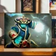Интерьерная картина Дота 2, Шторм Спирит, Storm Spirit, Dota 2, плакат для геймера, 30×42 см (id1125) - изображение 1