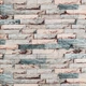 3D панель самоклеящаяся StickerWall под камень 770х700х3 мм бежево-голубой - изображение 1