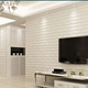 3D панель самоклеящаяся StickerWall под кирпич 770х700х3 мм белая - изображение 9