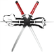 Набір Катани та Ножі Дракон Ніндзя з Кріпленням на Спину Dragon Ninja Child's Backpack Weapon Set Rubie's 606672 - зображення 4