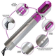 Стайлер Фен-Щётка Hot Air Styler 5 В 1 Браш Расческа В Кейсе - изображение 7