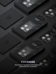 Защитное стекло для камеры ArmorStandart Supreme Black Icon для смартфона Apple iPhone 14 Pro/14 Pro Max Black (ARM76595) - изображение 12