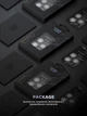 Захисне скло для камери ArmorStandart Supreme Black Icon для смартфона Apple iPhone 15 Pro/15 Pro Max Natural Titanium (ARM76592) - зображення 12