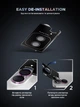 Защитное стекло для камеры ArmorStandart Supreme Black Icon для смартфона Apple iPhone 16/16 Plus Rose Pink (ARM79430) - изображение 11