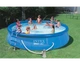 Надувной бескаркасный бассейн Intex 26168 с полным набором 457 x 122 см на 14141 л Голубой - изображение 4