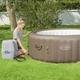 Надувной бассейн-джакузи Lay-Z-Spa Bestway 60017 с подогревом и аэромассаж на 916 л Коричневый - изображение 4