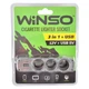 Розгалужувач прикурювача Winso 3в1 для автомобіля з USB 12V та USB 5V зарядний пристрій із запобіжником (LD-BN_33A) - зображення 4