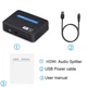 Конвертер HDMI Audio Extractor HDmatters, 4K HDMI на HDMI + SPDIF / 3.5 jack - зображення 5