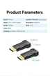 Перехідник Vention Display Port (DP) на HDMI 4K/30Hz (Full HD) Чорний (HBOB0) - зображення 8