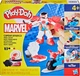 Набір для творчості з масою для ліплення Hasbro Play-Doh Marvel Капітан Америка з мотоциклом (G0555) (5010996280008) - зображення 1