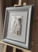 Икона серебряная Святая Семья (B2880 DM 8330 GY) 46x53 см - изображение 2