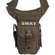 Сумка тактична на стегно безкаркасна Oxford 900D нейлон 28х27х10 см 7 л SILVER KNIGHT SWAT колір оливковий TY-229 - зображення 3