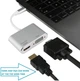 Переходник USB 3.1 Type-C to HDMI VGA конвертер для chromebook адаптер 774381 - изображение 2