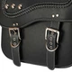Кофры боковые для мотоцикла из кожзама SP-Sport HL616 (исскуственная кожа, р-р 42x30x15см, черный) - изображение 8