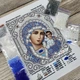 Набор для вышивания бисером иконы ARHIBIS Богородица Казанская серебро, 13х17 см (ЖС-5001) - изображение 10