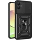 Протиударний чохол Armor Ring + захиcт камери для Samsung Galaxy A05 (A055) Simon case чорний - зображення 1