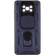 Протиударний броньований чохол із захистом камери для Poco X3 NFC та Poco X3 Pro Armor Case Keysion blue - изображение 1