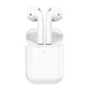 Беспроводные наушники с микрофоном Bluetooth HOCO EW74 в кейсе белые - изображение 1