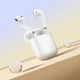 Беспроводные наушники с микрофоном Bluetooth HOCO EW74 в кейсе белые - изображение 8