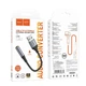 Переходник адаптер USB на AUX 3.5mm HOCO LS36 черный - изображение 2