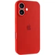 Чохол Silicone Premium case з захистом камери для iPhone 16 Full Camera Protective red 2253 - зображення 1