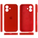 Чохол Silicone Premium case з захистом камери для iPhone 16 Full Camera Protective red 2253 - зображення 4