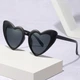 Солнцезащитные очки Сердечки Love Черные (A9920) - изображение 5