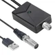 Универсальная FullHD 4К комнатная ТВ антенна для HDTV, DVB-T/T2, ISDB-T, ATSC с усилением 36 дБ и USB-питанием - изображение 5