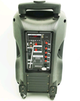 Акустична система BT100D з MP3-USB/ SD/ FM радіо/ Bluetooth/ Акумулятор/ радіомікрофон - зображення 3