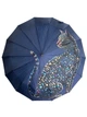 Жіноча парасоля автоматична 14 спиць антивітер синя Три Слона (272-3) - зображення 1